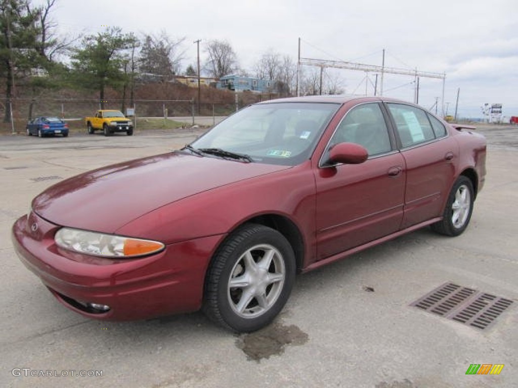Ruby Red 2002 Oldsmobile Alero GL Sedan Exterior Photo #58705395