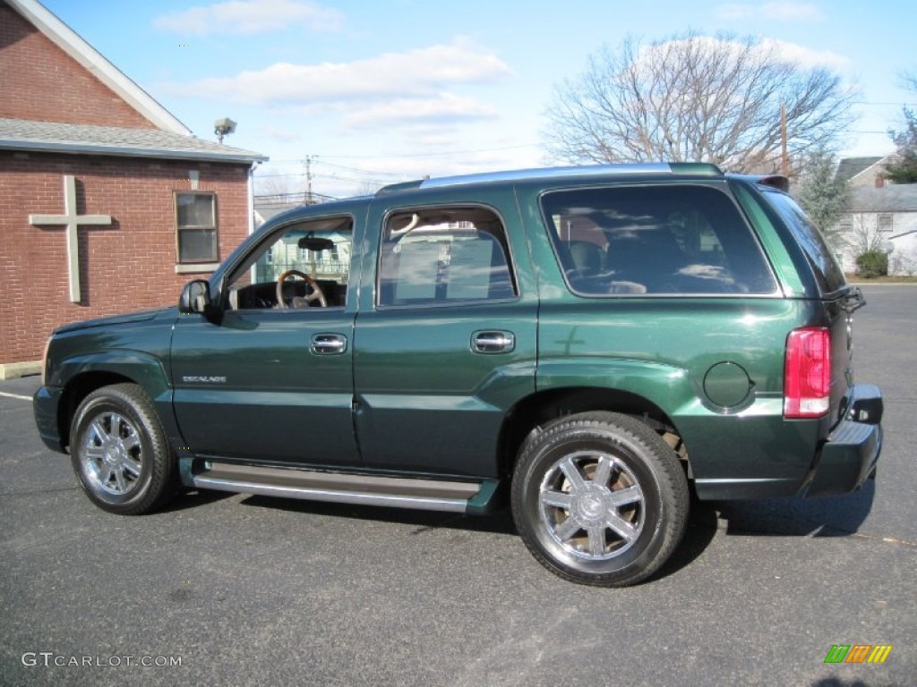 2002 Escalade AWD - Green Envy / Shale photo #4