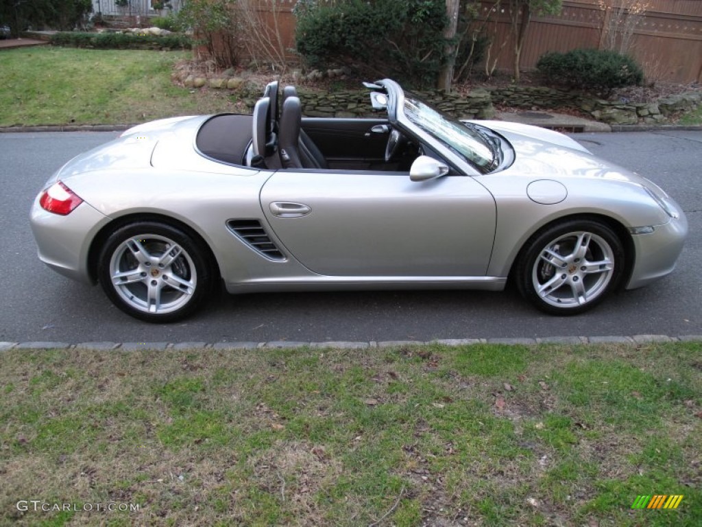 Arctic Silver Metallic 2005 Porsche Boxster Standard Boxster Model Exterior Photo #58706366
