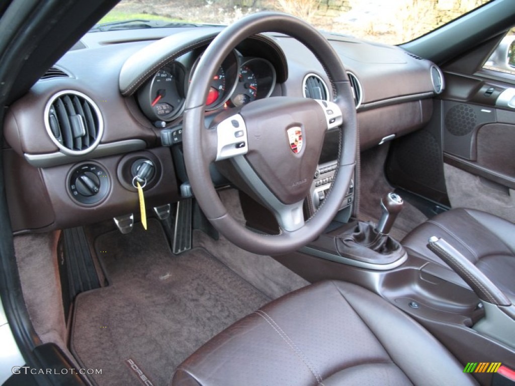 Cocoa Brown Interior 2005 Porsche Boxster Standard Boxster Model Photo #58706447