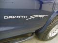 2001 Patriot Blue Pearl Dodge Dakota Sport Quad Cab 4x4  photo #28