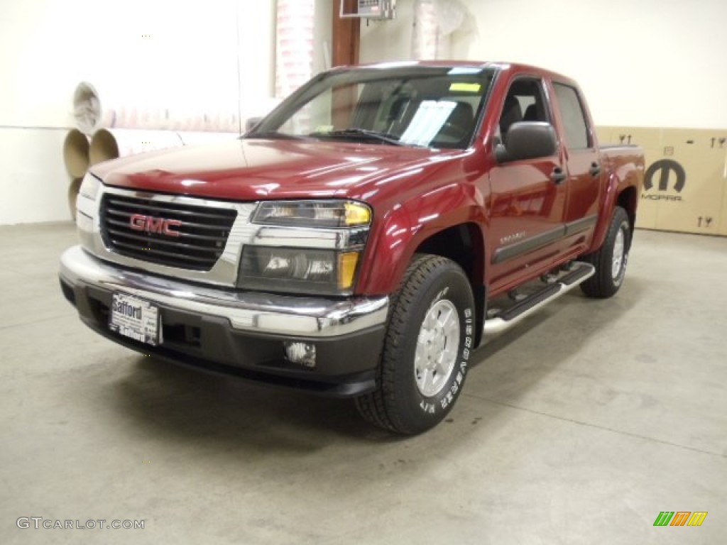 Cherry Red Metallic GMC Canyon