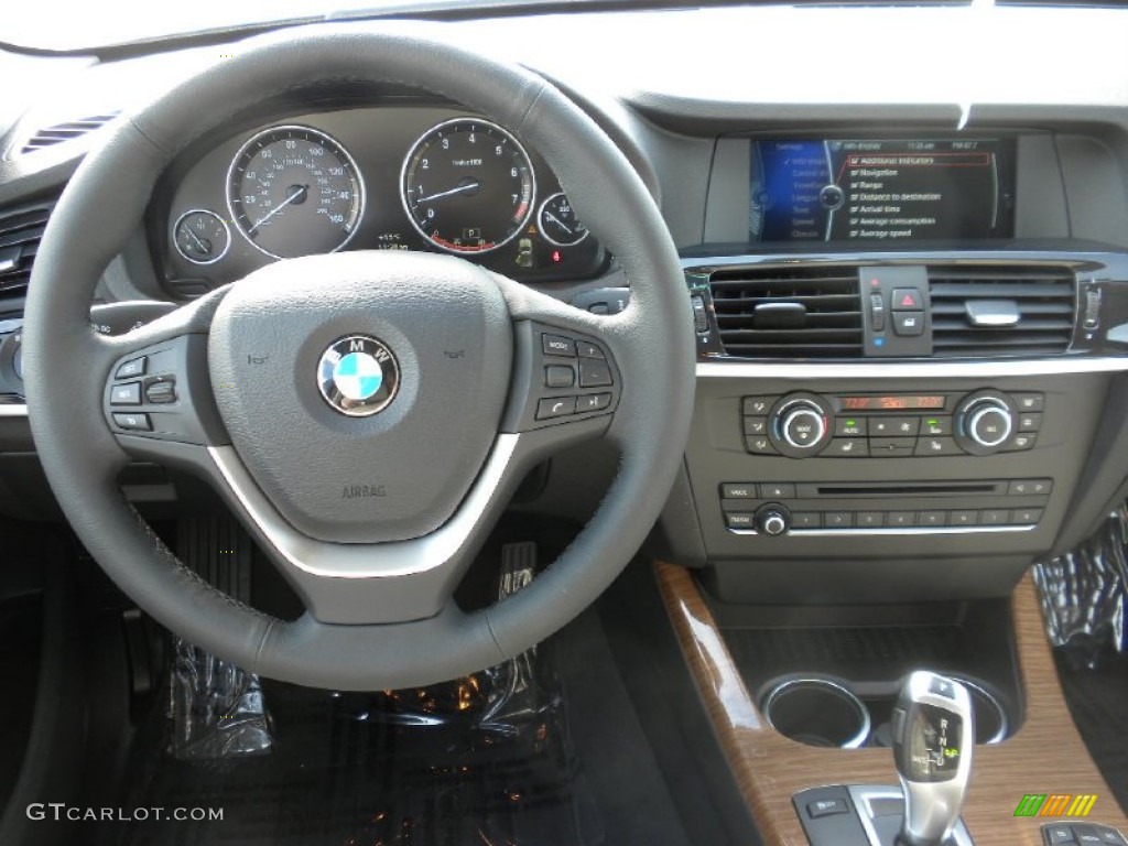 2012 BMW X3 xDrive 35i Oyster Dashboard Photo #58706951