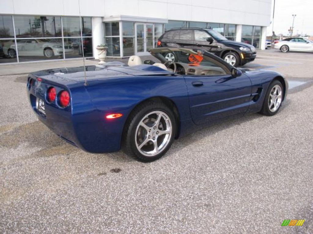 2004 Corvette Convertible - LeMans Blue Metallic / Light Gray photo #3
