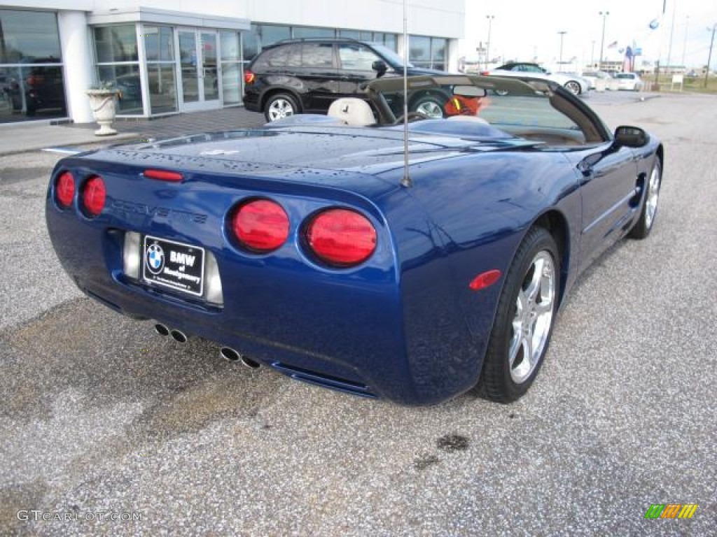 2004 Corvette Convertible - LeMans Blue Metallic / Light Gray photo #4