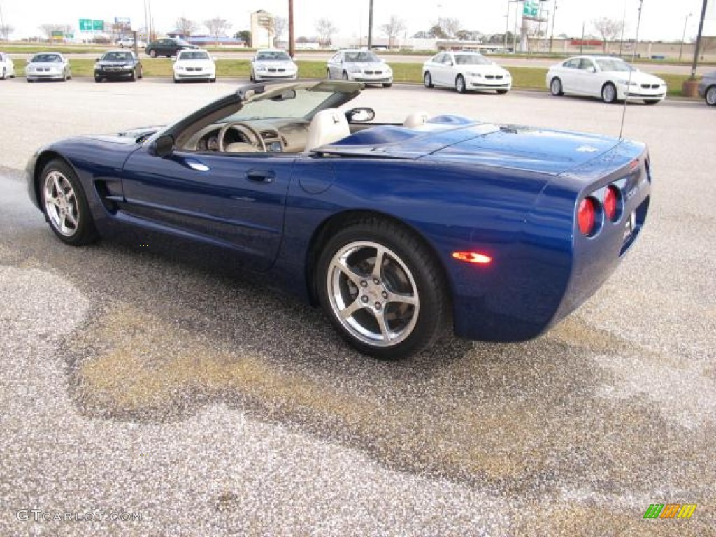 2004 Corvette Convertible - LeMans Blue Metallic / Light Gray photo #6
