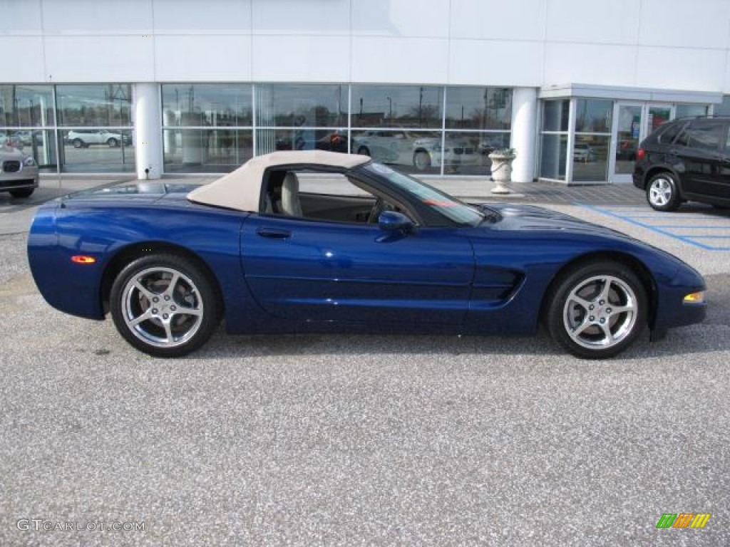 2004 Corvette Convertible - LeMans Blue Metallic / Light Gray photo #11