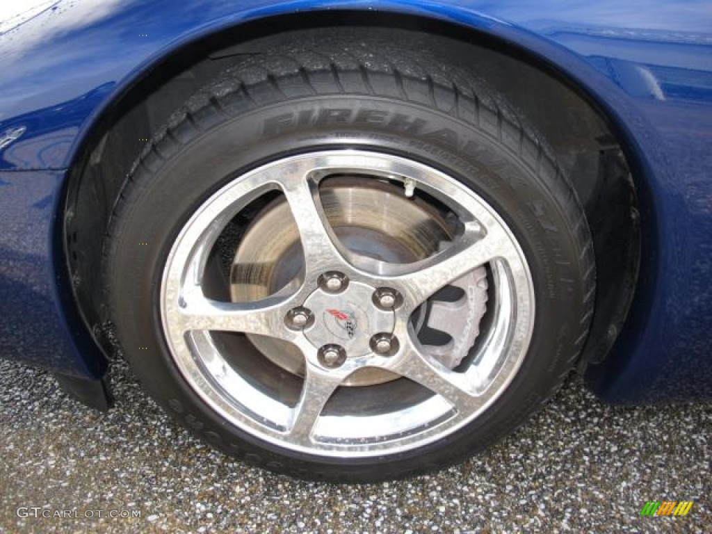 2004 Corvette Convertible - LeMans Blue Metallic / Light Gray photo #12