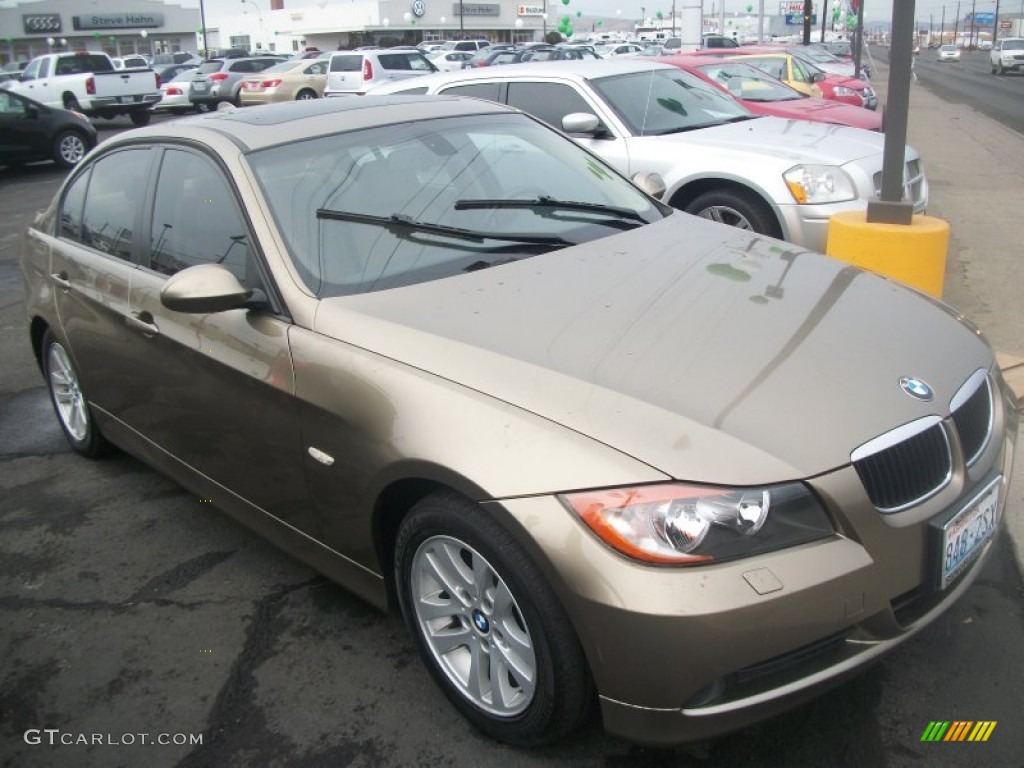 2006 3 Series 325i Sedan - Sonora Metallic / Beige photo #1