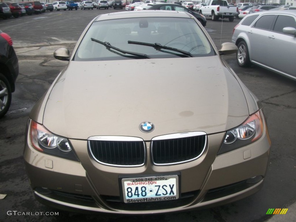 2006 3 Series 325i Sedan - Sonora Metallic / Beige photo #2