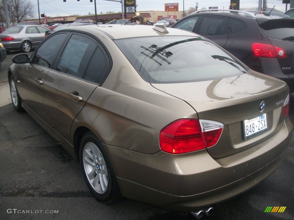 2006 3 Series 325i Sedan - Sonora Metallic / Beige photo #4