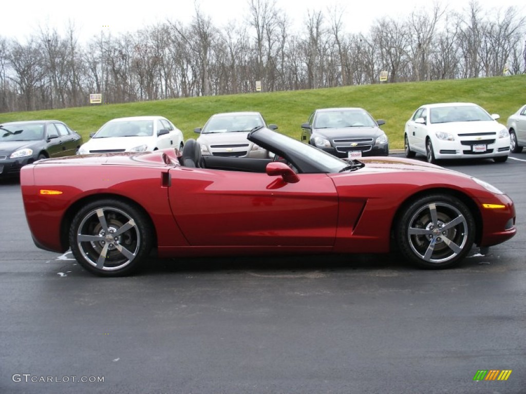 Crystal Red Metallic 2010 Chevrolet Corvette Convertible Exterior Photo #58707815