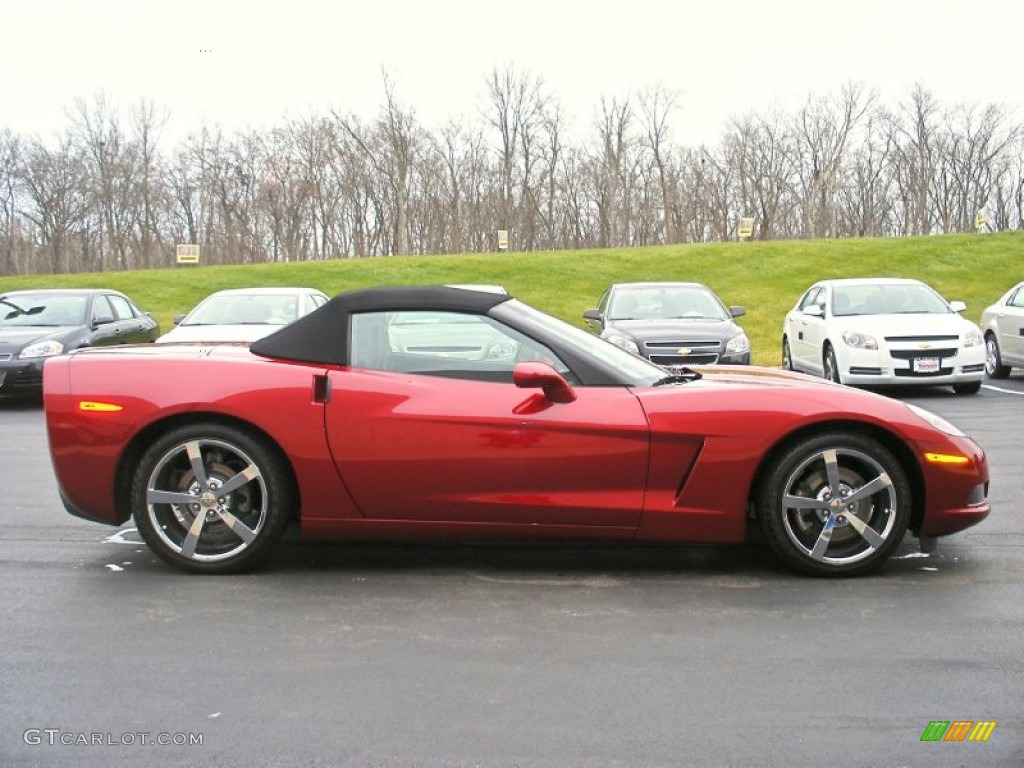 Crystal Red Metallic 2010 Chevrolet Corvette Convertible Exterior Photo #58707821