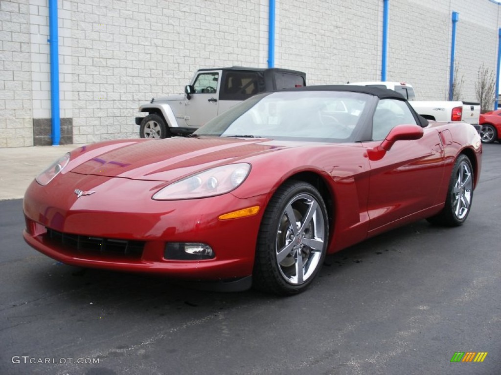 Crystal Red Metallic 2010 Chevrolet Corvette Convertible Exterior Photo #58707833