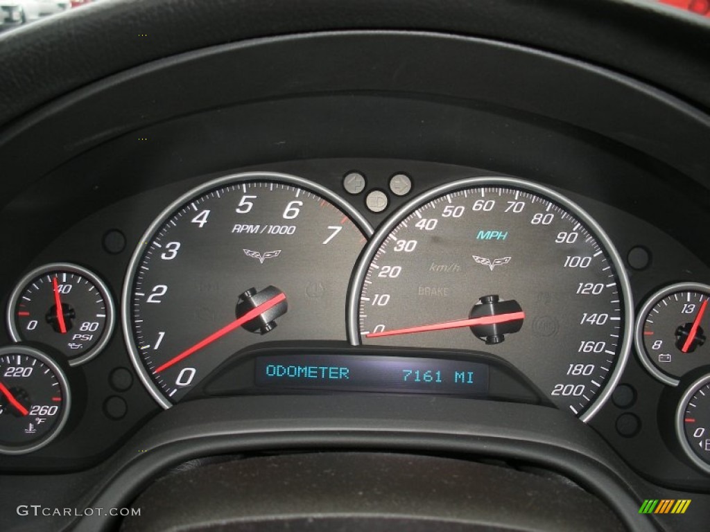 2010 Chevrolet Corvette Convertible Gauges Photo #58707968