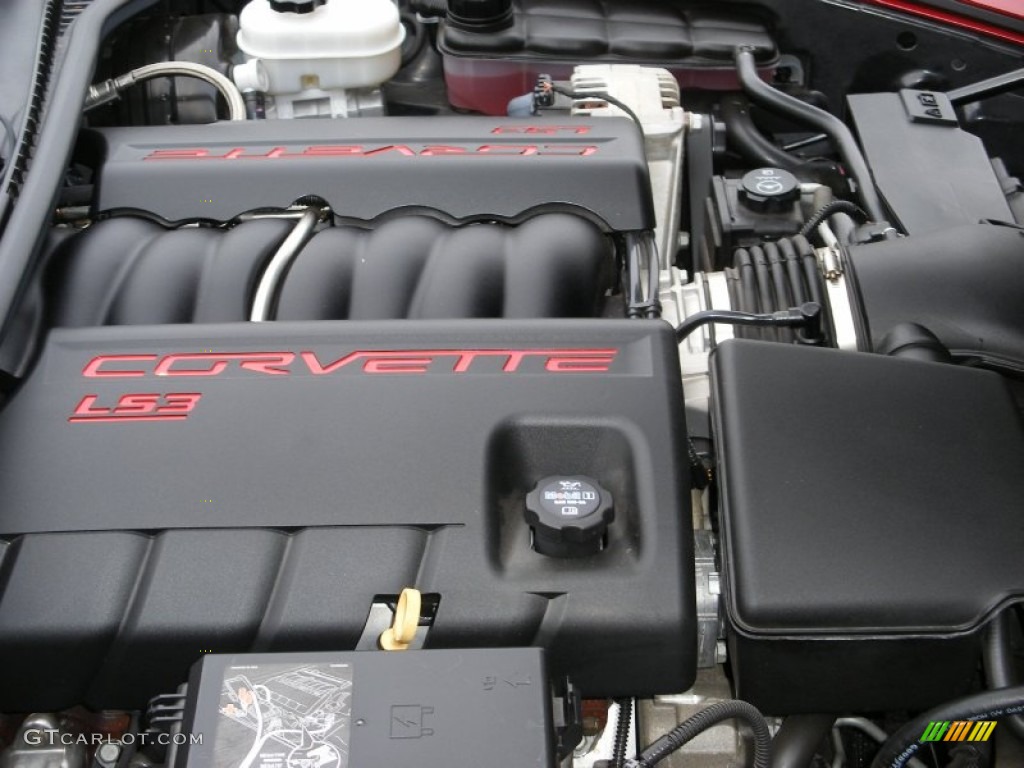 2010 Chevrolet Corvette Convertible 6.2 Liter OHV 16-Valve LS3 V8 Engine Photo #58708238