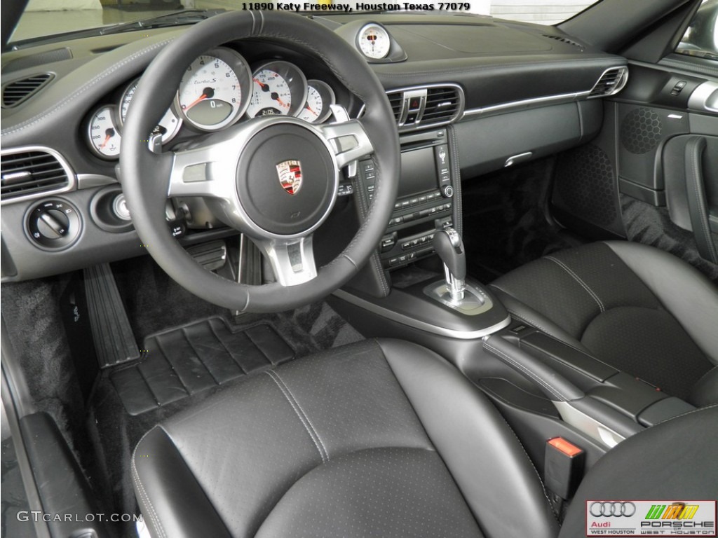 2011 911 Turbo S Coupe - Meteor Grey Metallic / Black photo #8