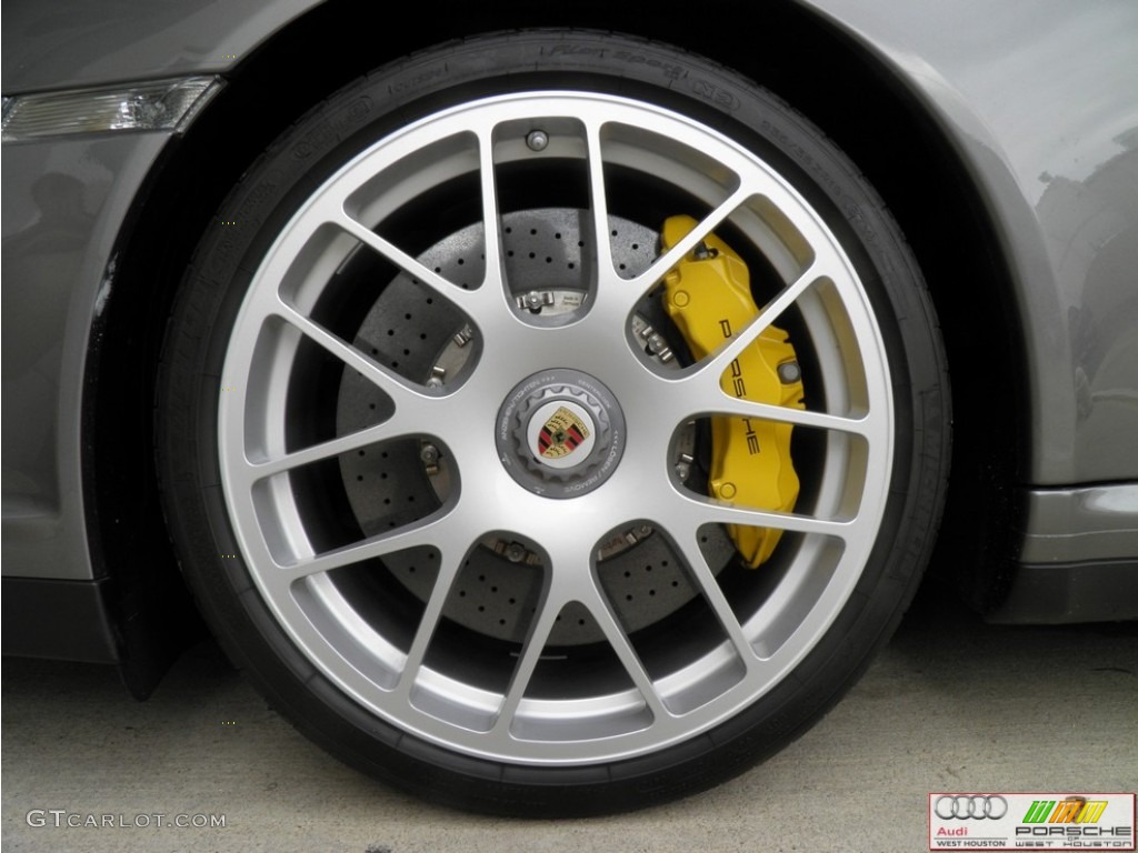 2011 911 Turbo S Coupe - Meteor Grey Metallic / Black photo #23