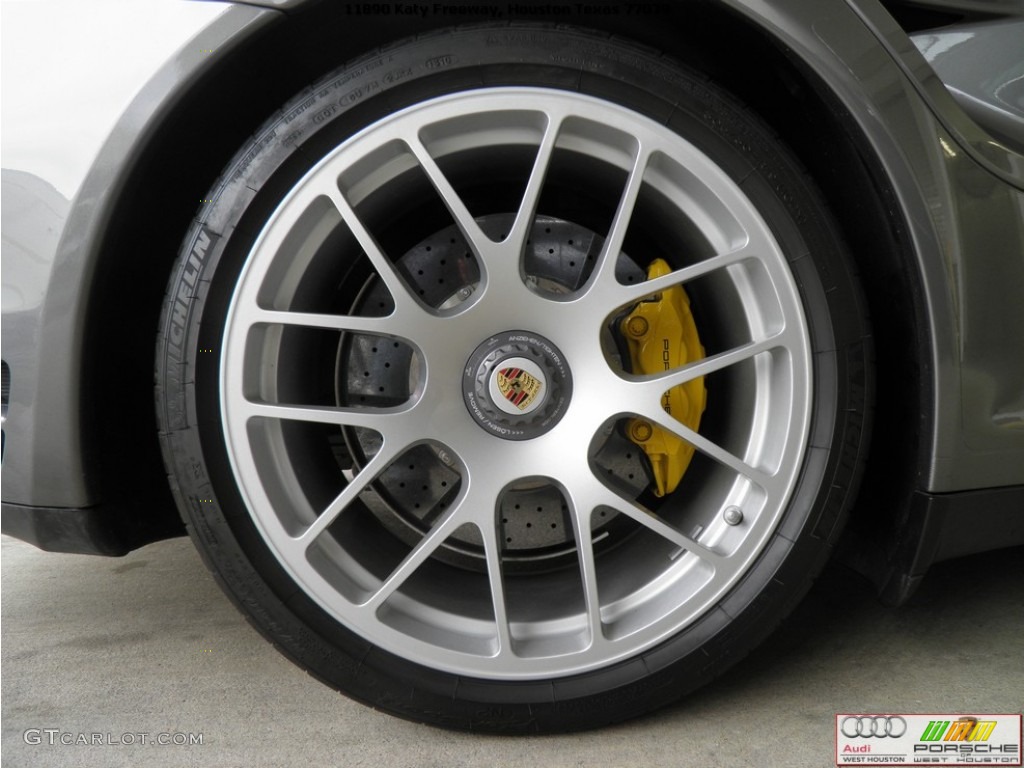 2011 911 Turbo S Coupe - Meteor Grey Metallic / Black photo #30