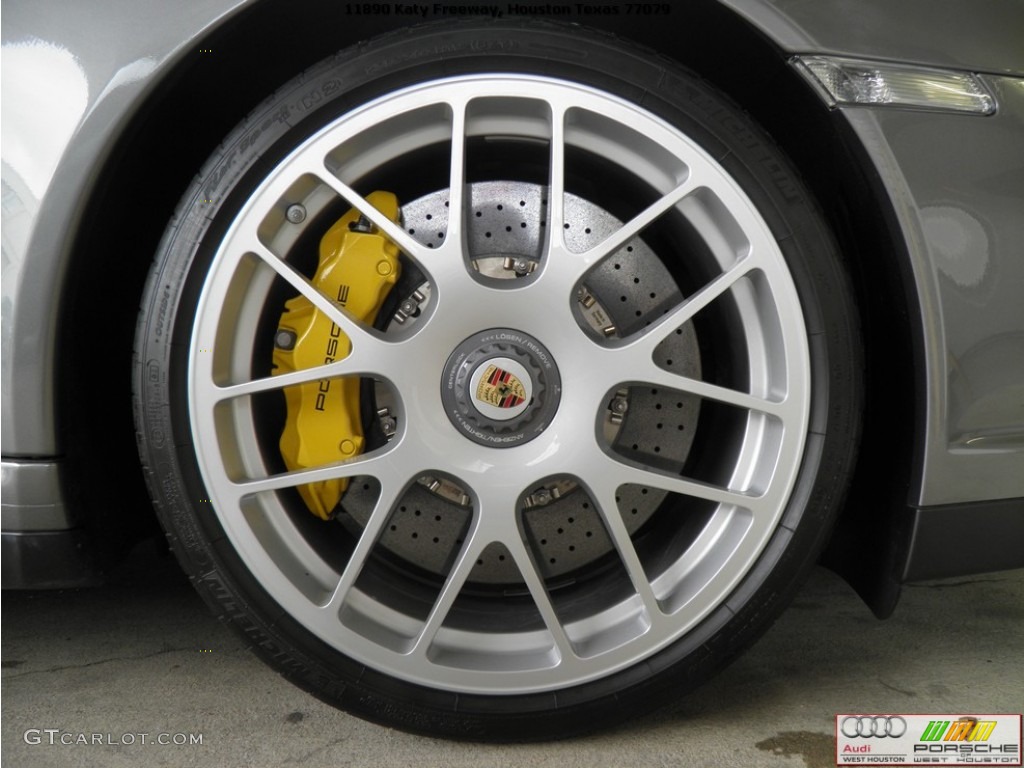 2011 911 Turbo S Coupe - Meteor Grey Metallic / Black photo #31