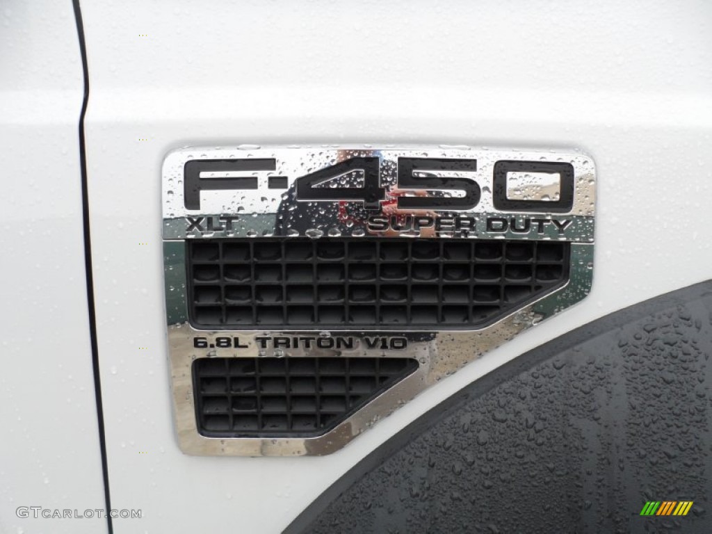 2010 Ford F450 Super Duty XLT SuperCab 4x4 Chassis Marks and Logos Photo #58708625