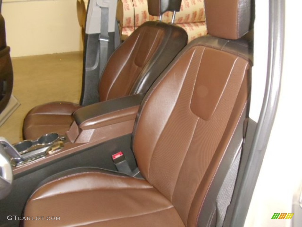 Brownstone/Jet Black Interior 2011 Chevrolet Equinox LTZ AWD Photo #58708703
