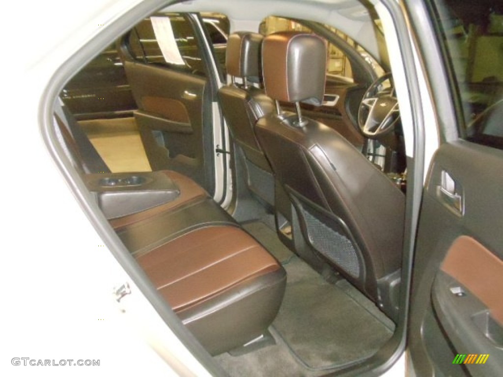 Brownstone/Jet Black Interior 2011 Chevrolet Equinox LTZ AWD Photo #58708721