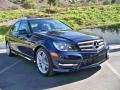 2012 Lunar Blue Metallic Mercedes-Benz C 250 Sport  photo #1