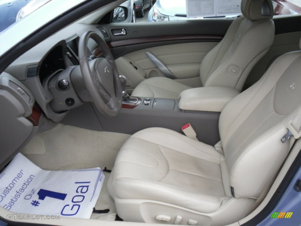Wheat Interior 2009 Infiniti G 37 Convertible Photo #58710242