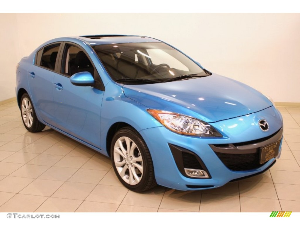 Celestial Blue Mica 2010 Mazda MAZDA3 s Sport 4 Door Exterior Photo #58711027