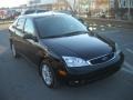 2007 Pitch Black Ford Focus ZX4 SE Sedan  photo #1