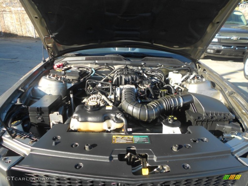 2005 Mustang V6 Premium Convertible - Mineral Grey Metallic / Dark Charcoal photo #23