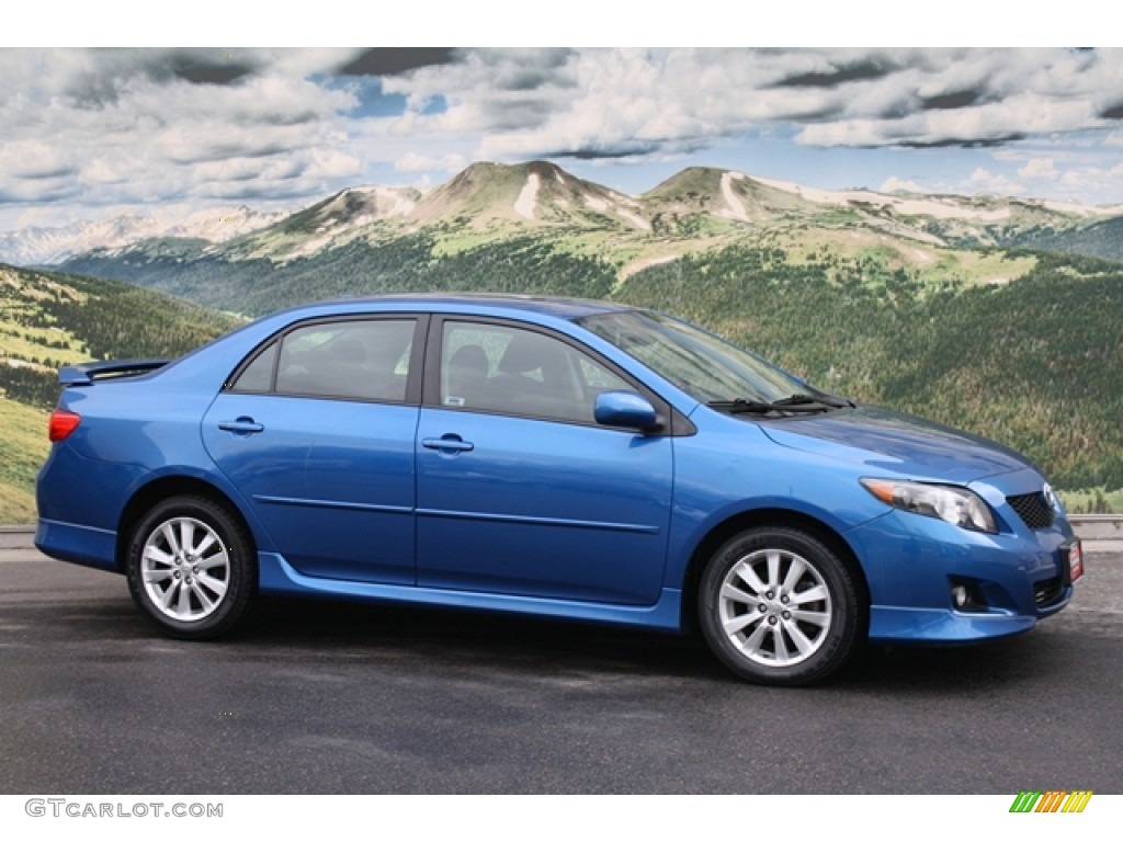 Blue Streak Metallic Toyota Corolla