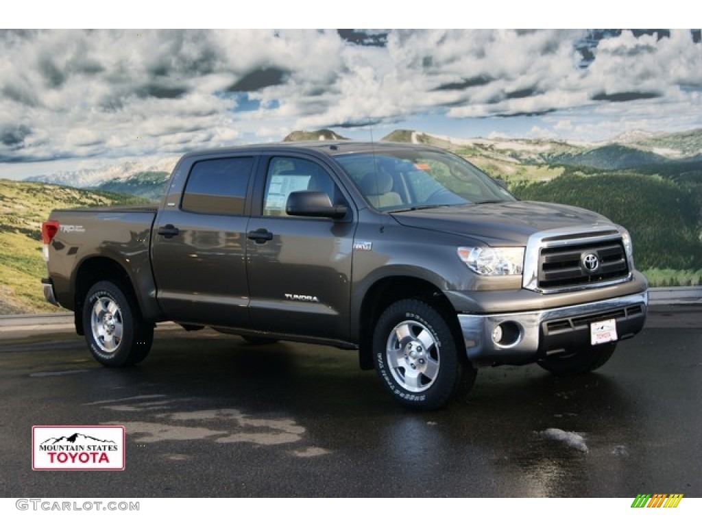 2012 Tundra SR5 TRD CrewMax 4x4 - Pyrite Mica / Sand Beige photo #1