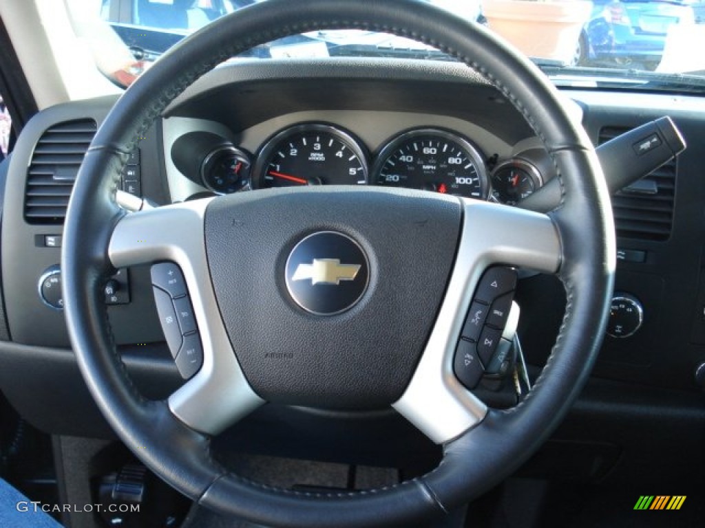 2010 Silverado 1500 LT Extended Cab 4x4 - Blue Granite Metallic / Light Titanium/Ebony photo #18