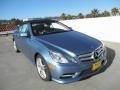 Quartz Blue Metallic 2012 Mercedes-Benz E 550 Cabriolet
