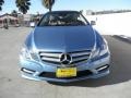 2012 Quartz Blue Metallic Mercedes-Benz E 550 Cabriolet  photo #2