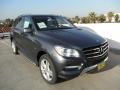 2012 Steel Grey Metallic Mercedes-Benz ML 350 BlueTEC 4Matic  photo #1