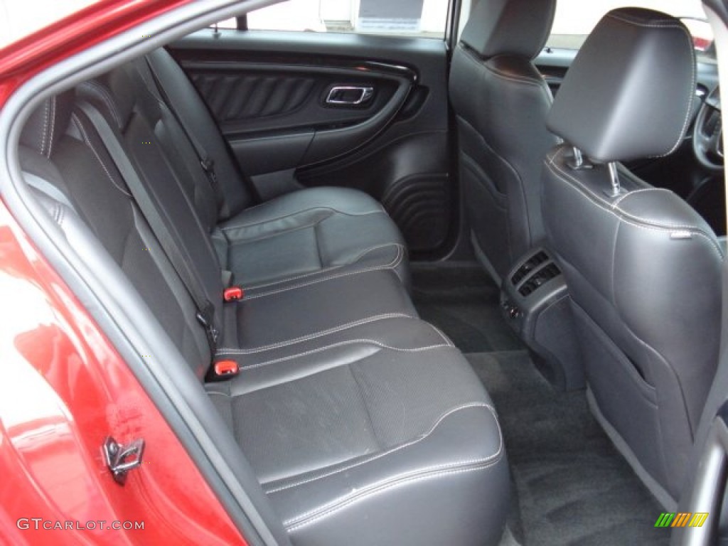 2011 Taurus Limited - Red Candy / Charcoal Black photo #18