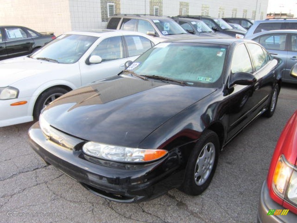 2000 Alero GX Sedan - Black Onyx / Pewter photo #3