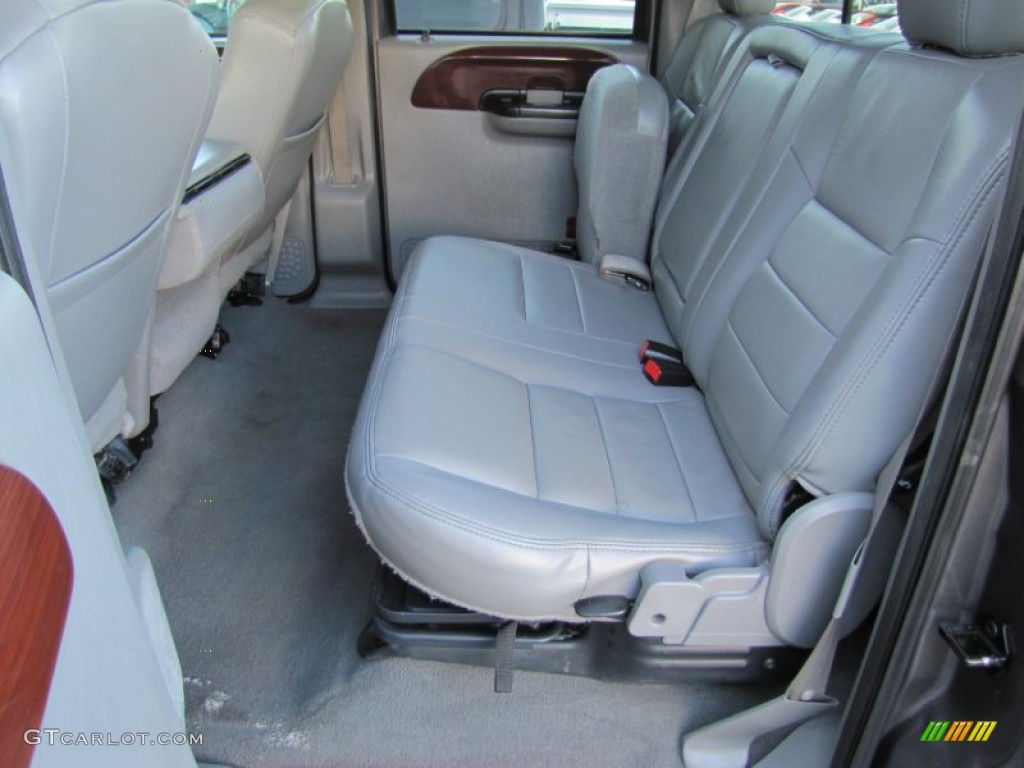 Medium Flint Interior 2007 Ford F350 Super Duty Lariat Crew Cab 4x4 Photo #58722839