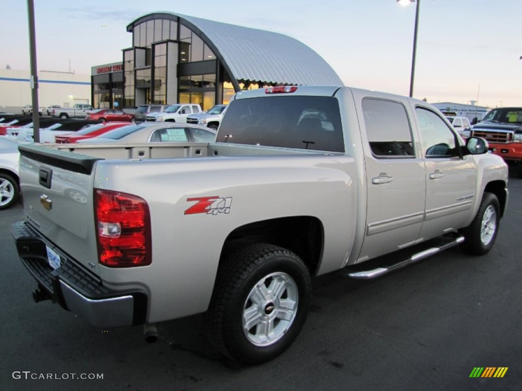 2009 Silverado 1500 LTZ Crew Cab 4x4 - Silver Birch Metallic / Light Titanium photo #7