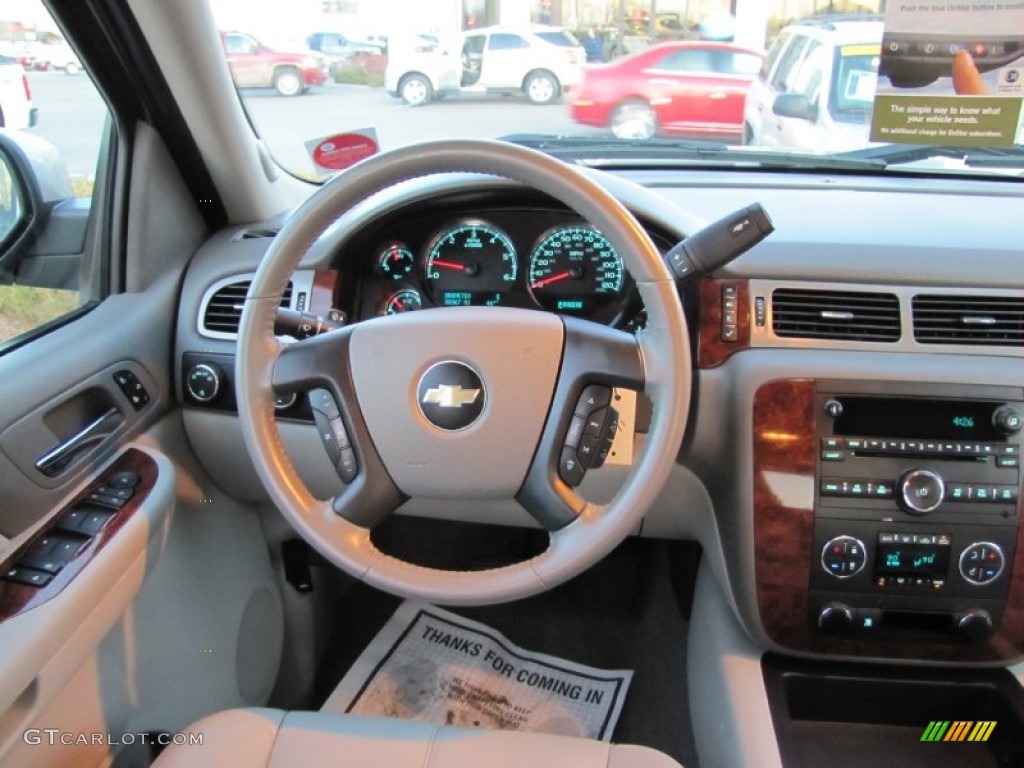 2009 Silverado 1500 LTZ Crew Cab 4x4 - Silver Birch Metallic / Light Titanium photo #9