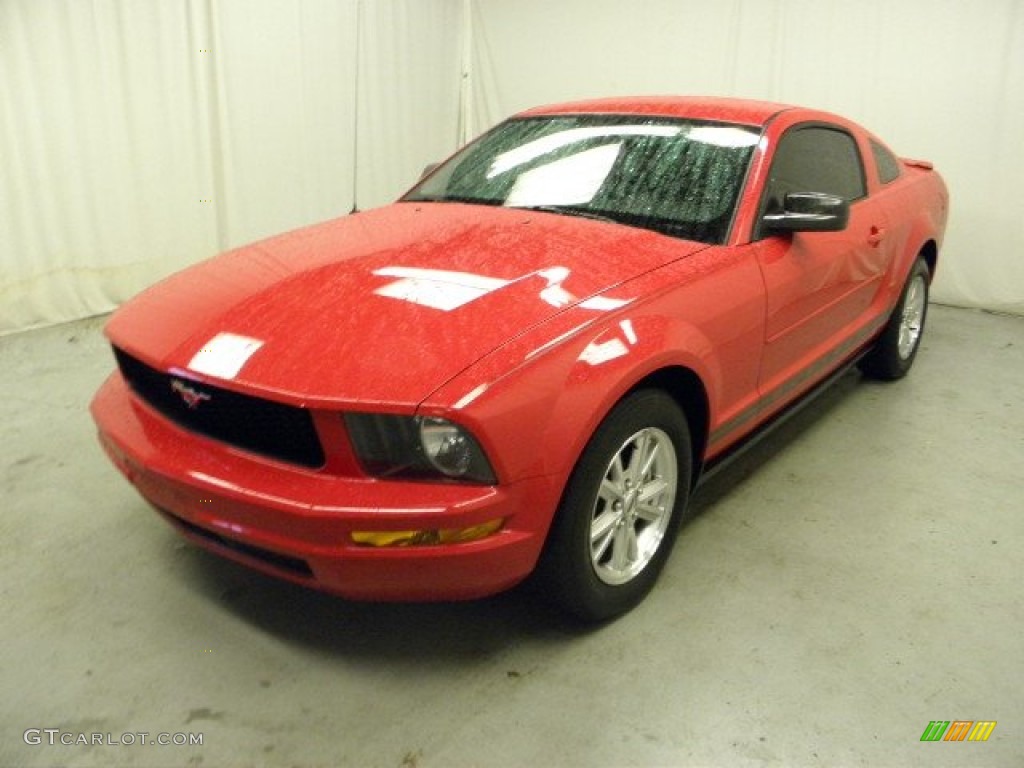 Torch Red 2008 Ford Mustang V6 Premium Coupe Exterior Photo #58723163