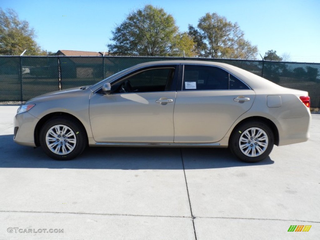 2012 Camry LE - Sandy Beach Metallic / Ivory photo #6