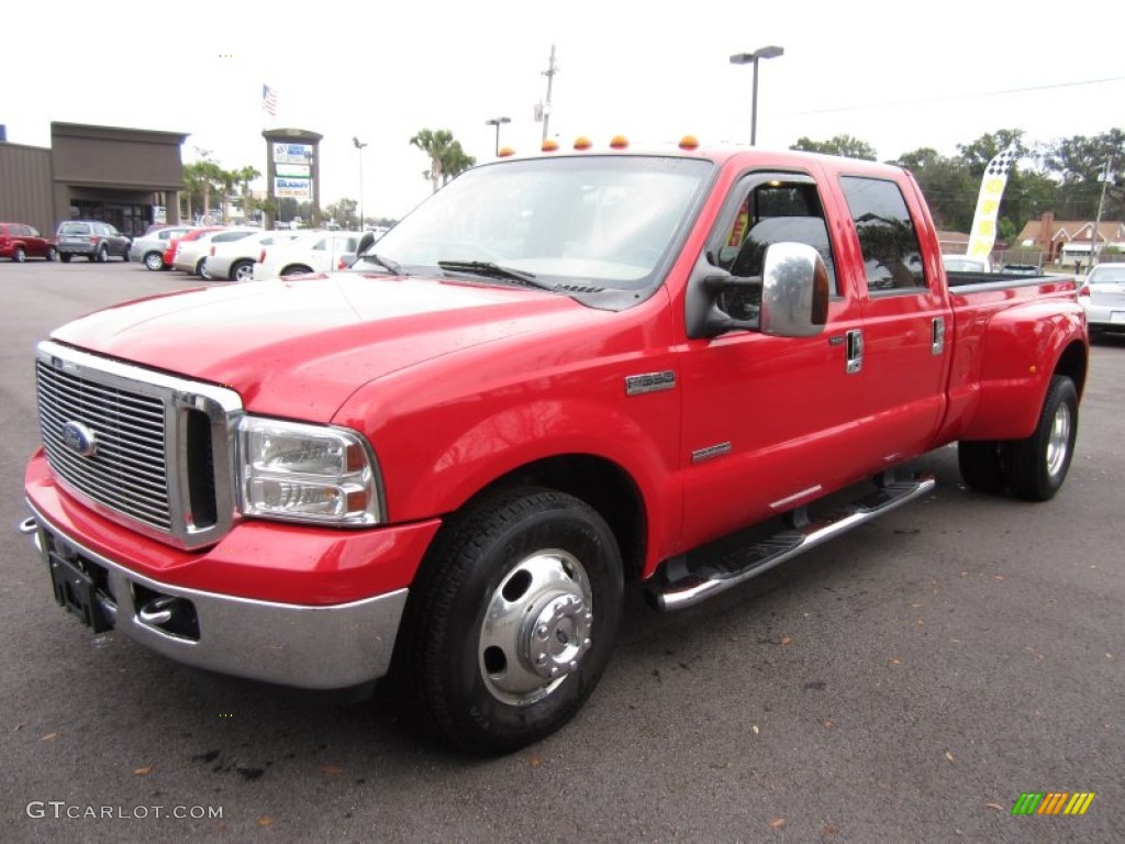 Red Clearcoat Ford F350 Super Duty