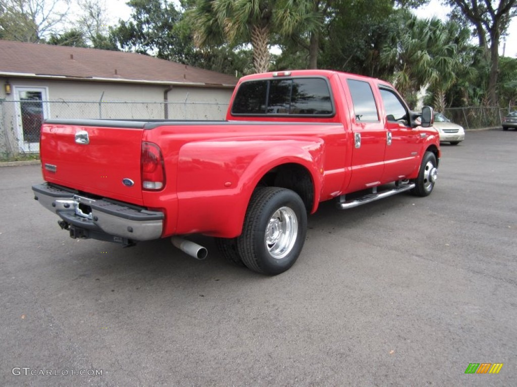 Red Clearcoat 2006 Ford F350 Super Duty Lariat Crew Cab Dually Exterior Photo #58728738