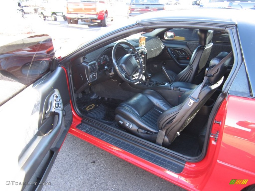 Ebony Interior 2000 Chevrolet Camaro Z28 SS Coupe Photo #58729971