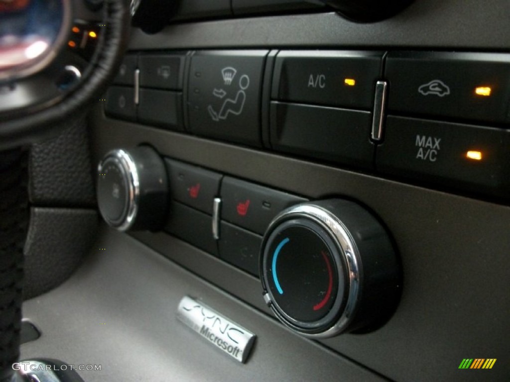 2010 Mustang V6 Premium Coupe - Sterling Grey Metallic / Stone photo #10