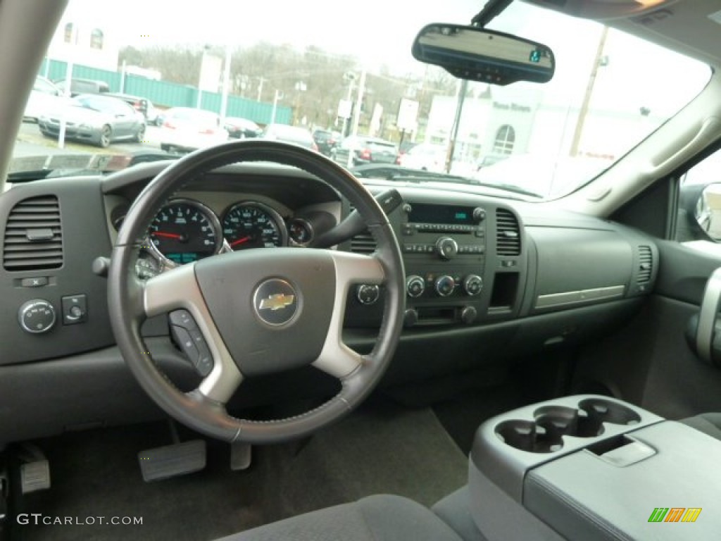 2008 Chevrolet Silverado 1500 LT Extended Cab 4x4 Ebony Dashboard Photo #58732242